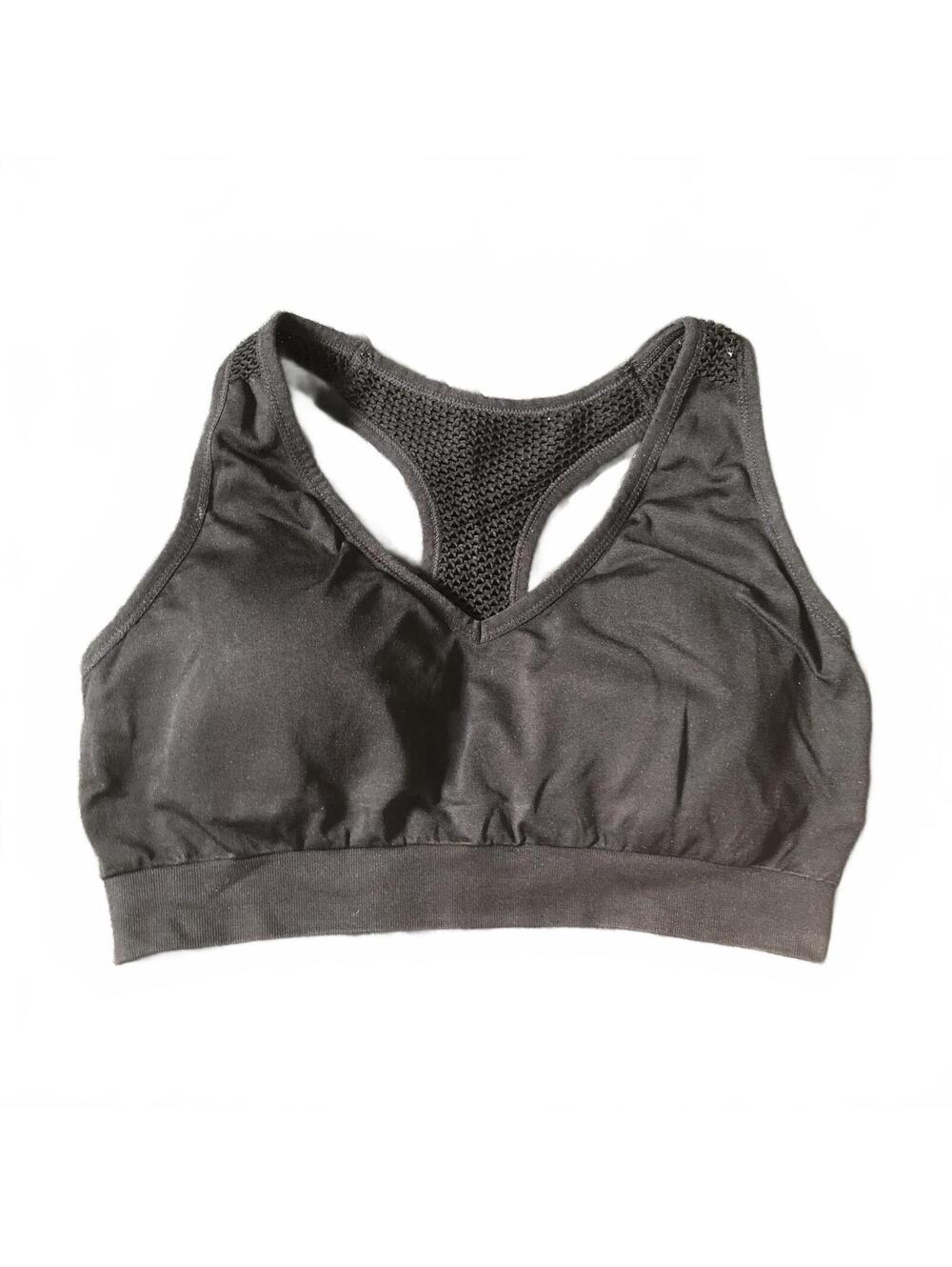 Velocity Black Racerback Sports Bra Size Large New without tags